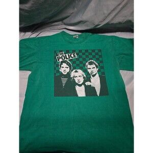 2007 The Police Tour Green Shirt
